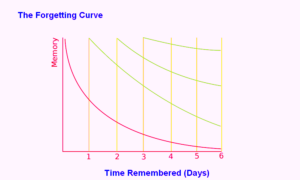 infographic-of-the-forgetting-curve-graph-illustration